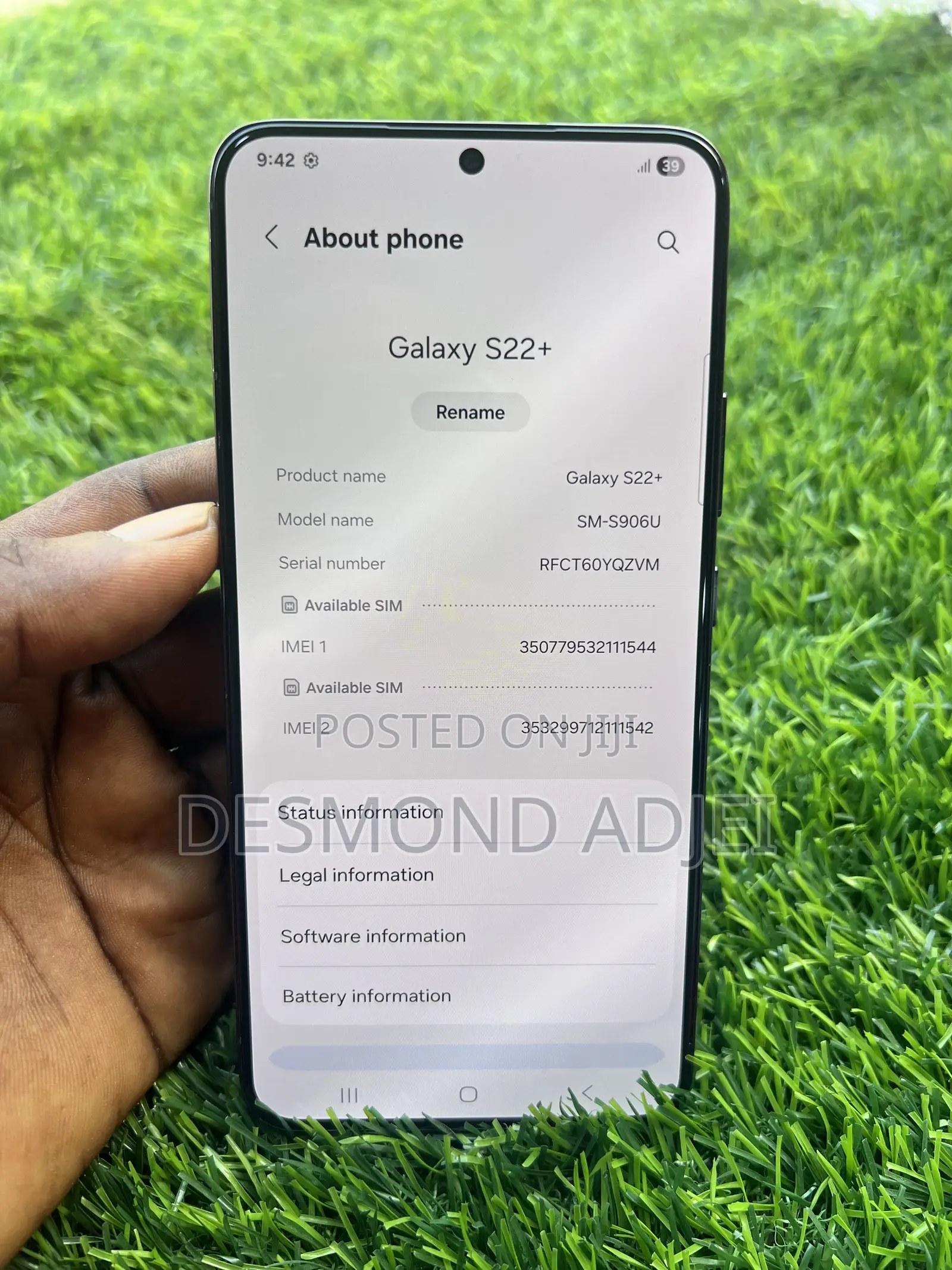 Samsung Galaxy S22+ 5G 128 GB Black