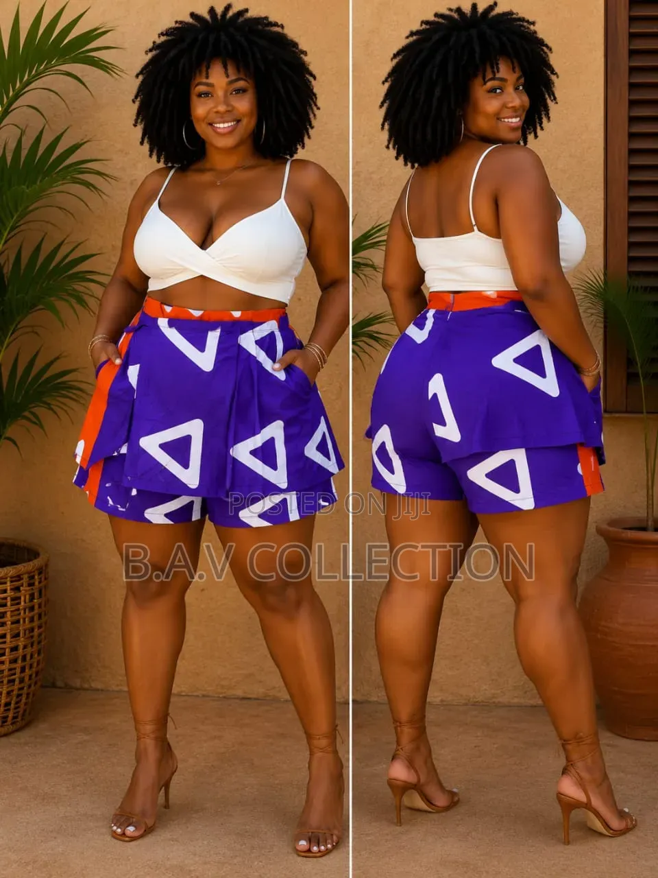 Ladies Ankara Shorts