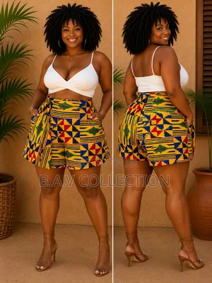 Ladies Ankara Shorts