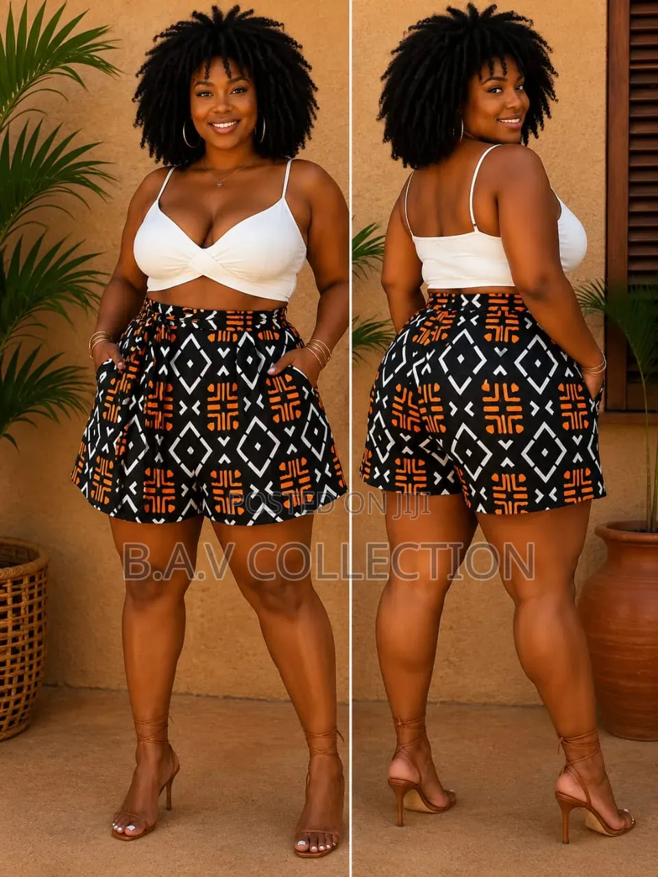 Ladies Ankara Shorts