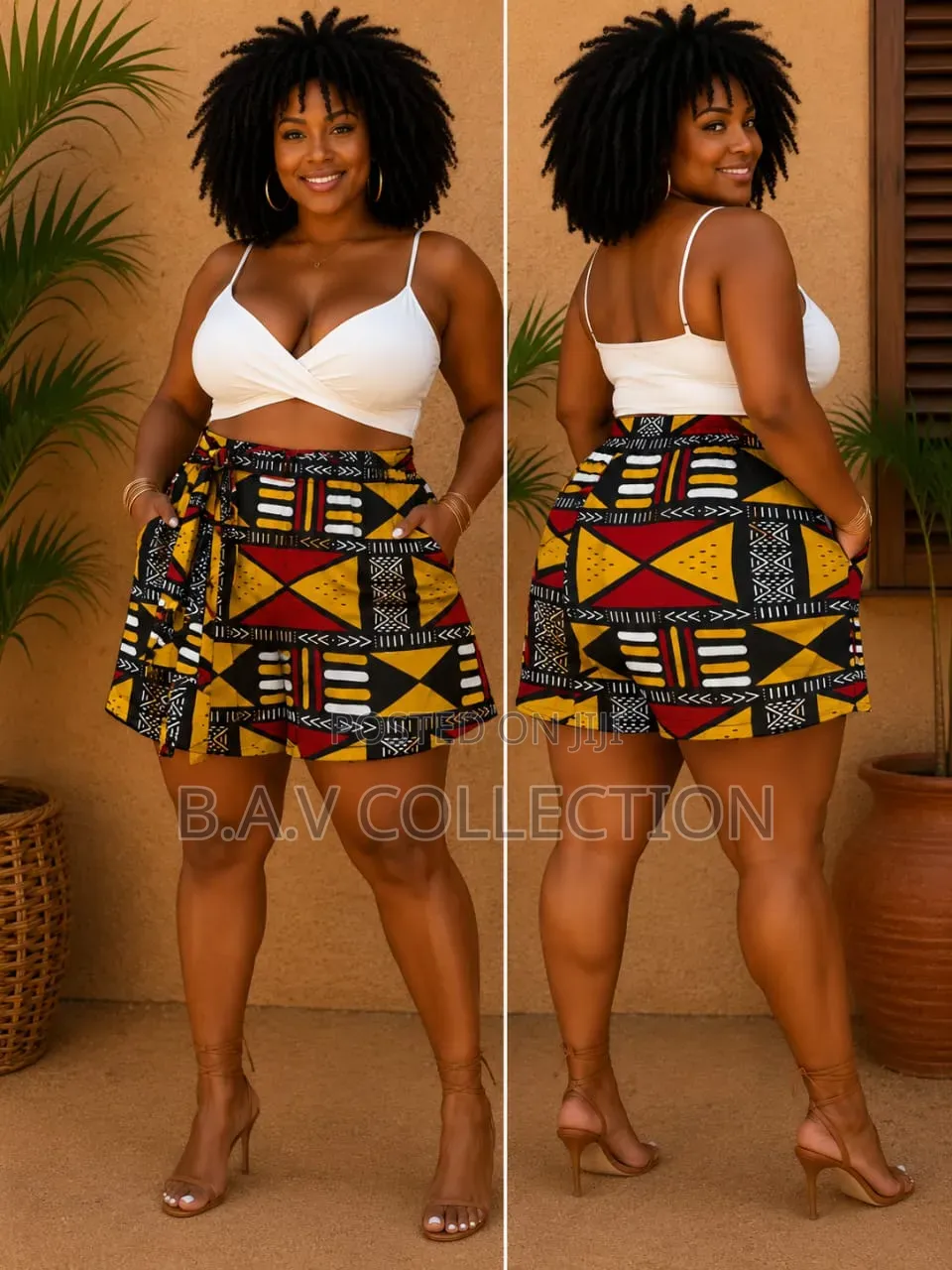 Ladies Ankara Shorts