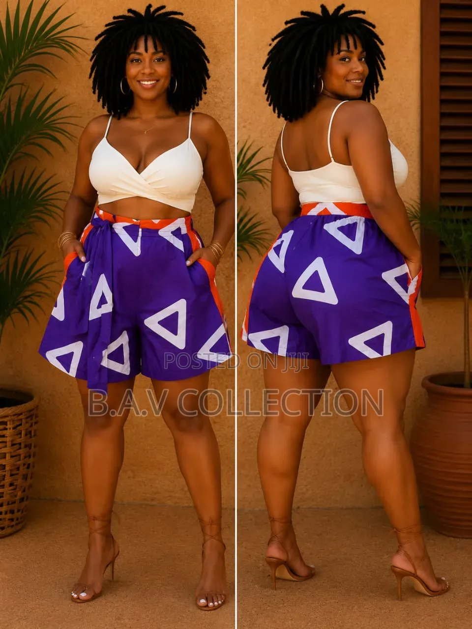 Ladies Ankara Shorts