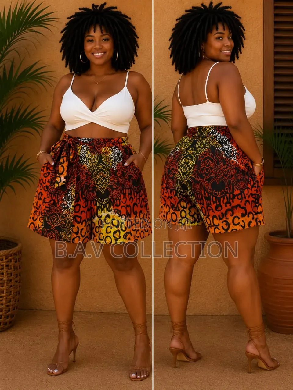 Ladies Ankara Shorts