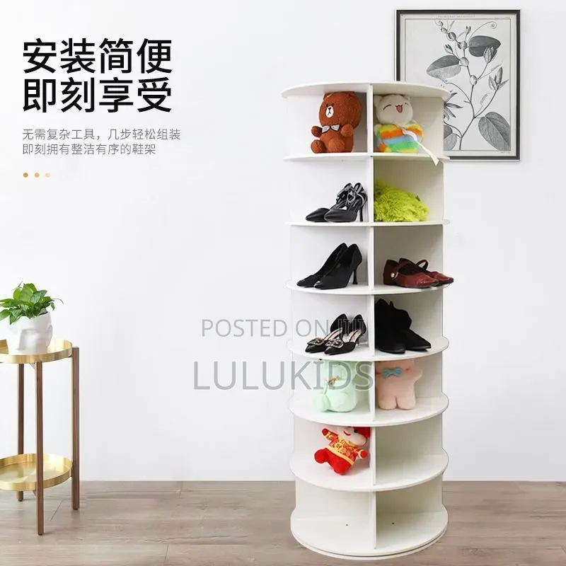 360 Rotating Shoes and Bag Rack