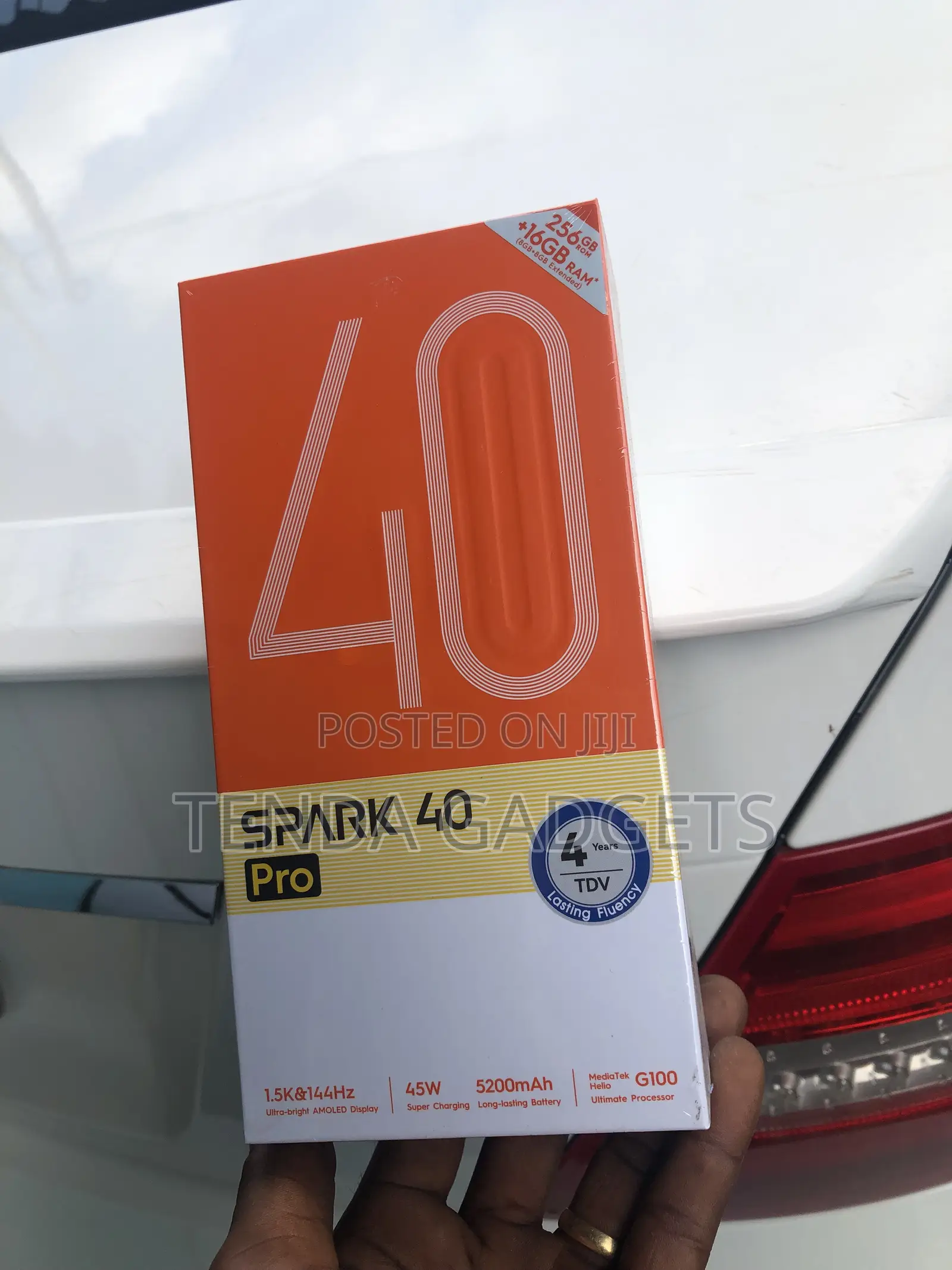 New Tecno Camon 40 Pro 5G 256 GB Black