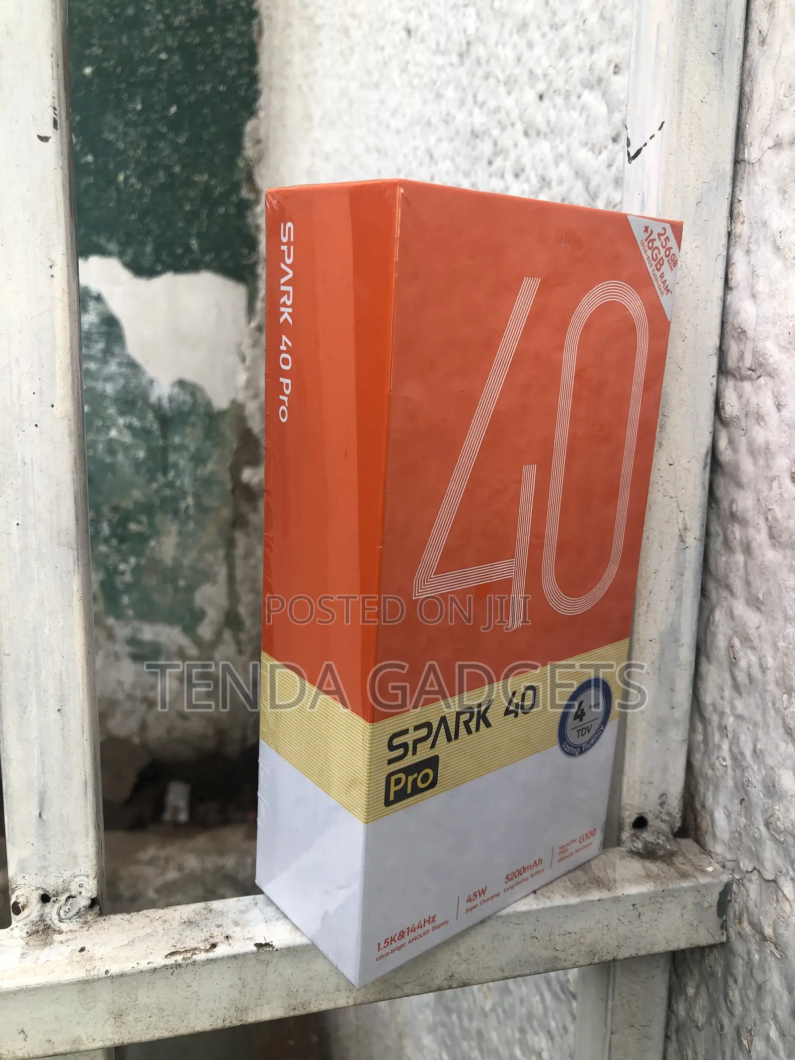 New Tecno Camon 40 Pro 5G 256 GB Black