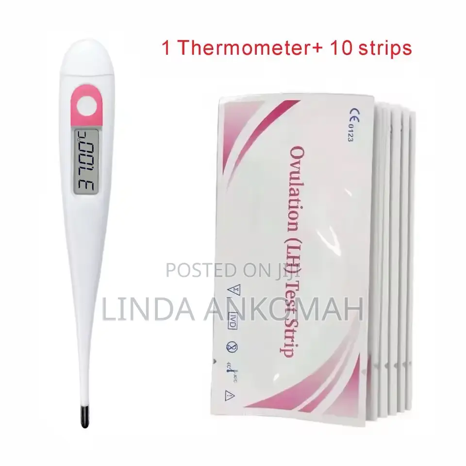 Ovulation Kit Digital Basal Thermometer With Lh Ovulation Test Strips