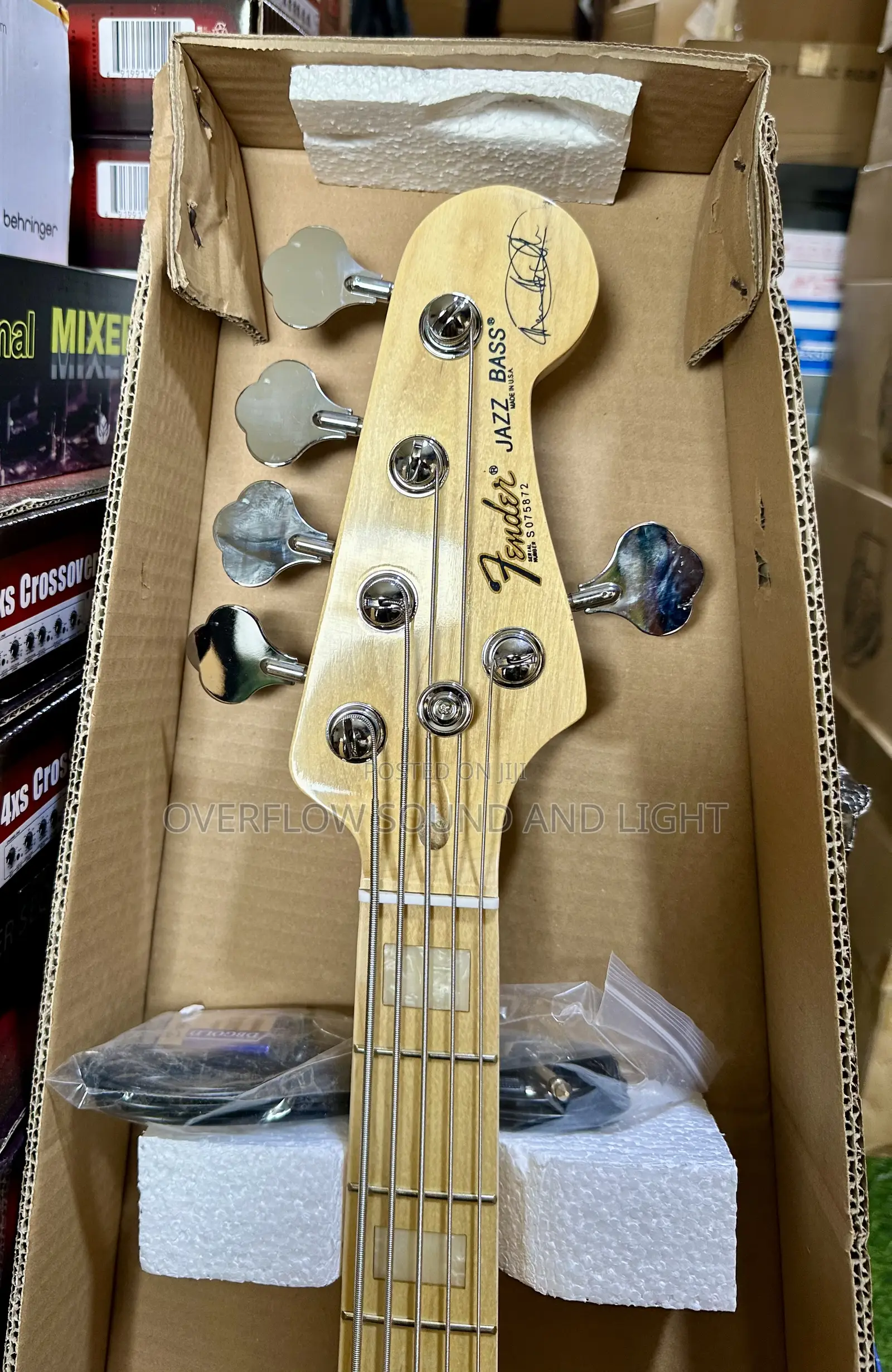 Fender Active - 5 String Jazz Bass Guitar (Blue Burst)