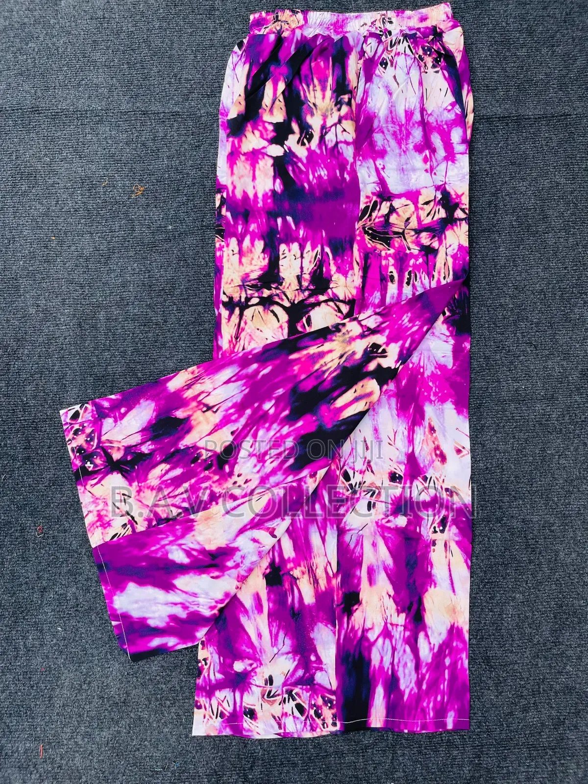 Ladies Pallazo Ankara Trouser