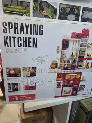 Chef U Spraying Kitchen for Kids (Height Is 103cm) 108 Accessories