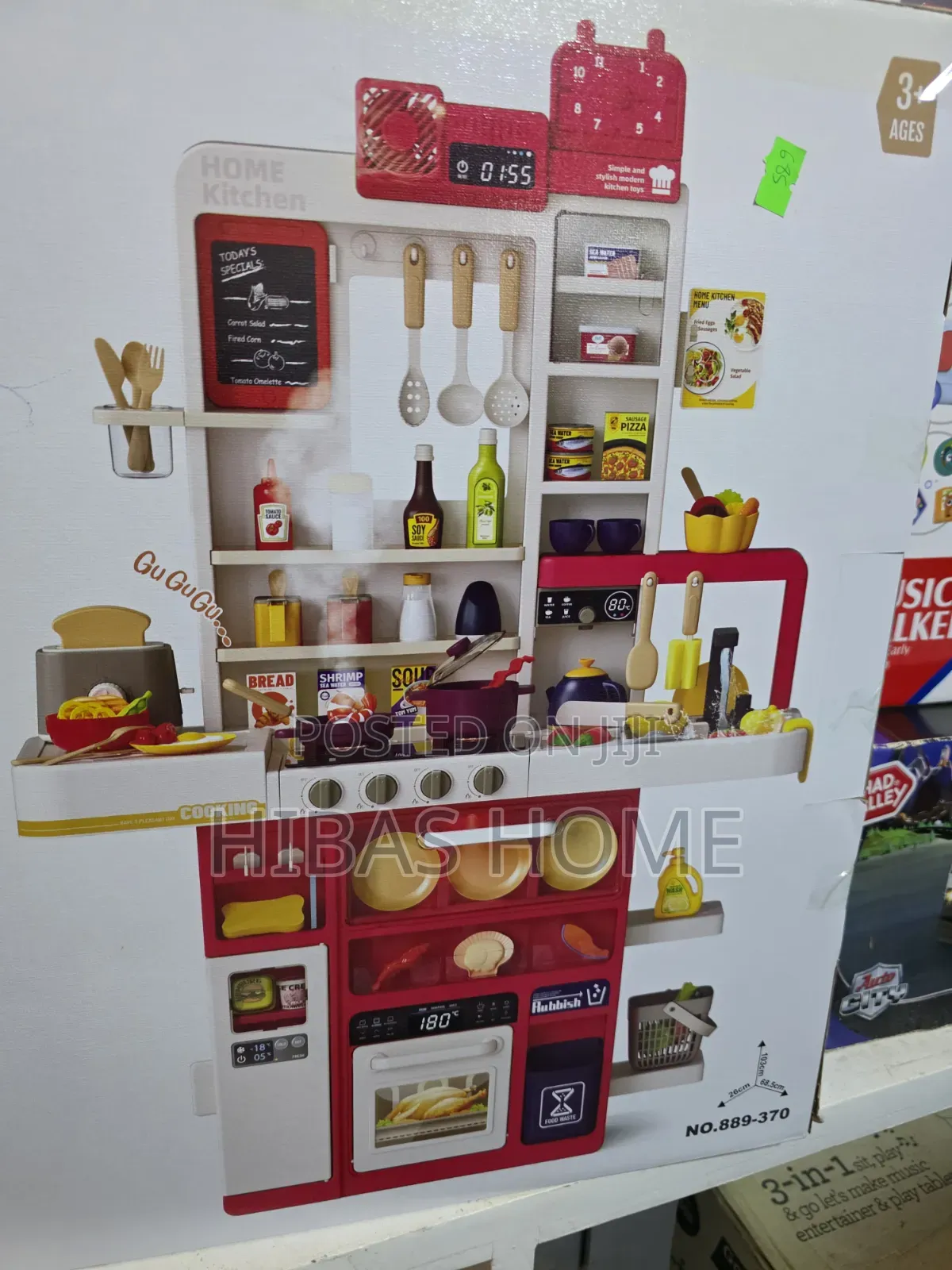 Chef U Spraying Kitchen for Kids (Height Is 103cm) 108 Accessories