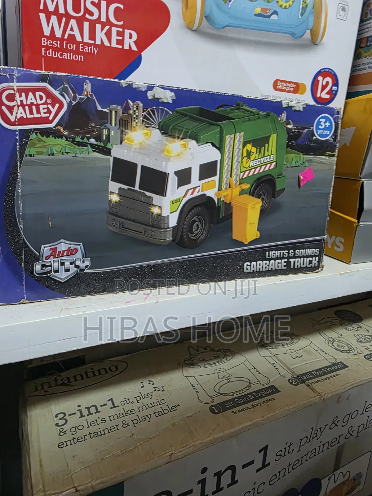 Chad Valley Lights Sounds Garbage Truck, With Lights and Sounds