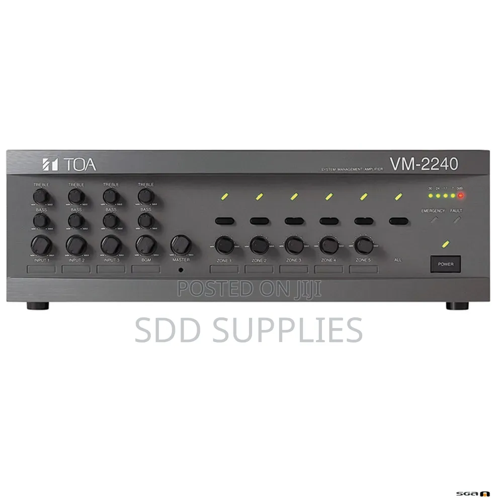 High Performance Toa Vm-2240 5 Zones Mixer Amplifier