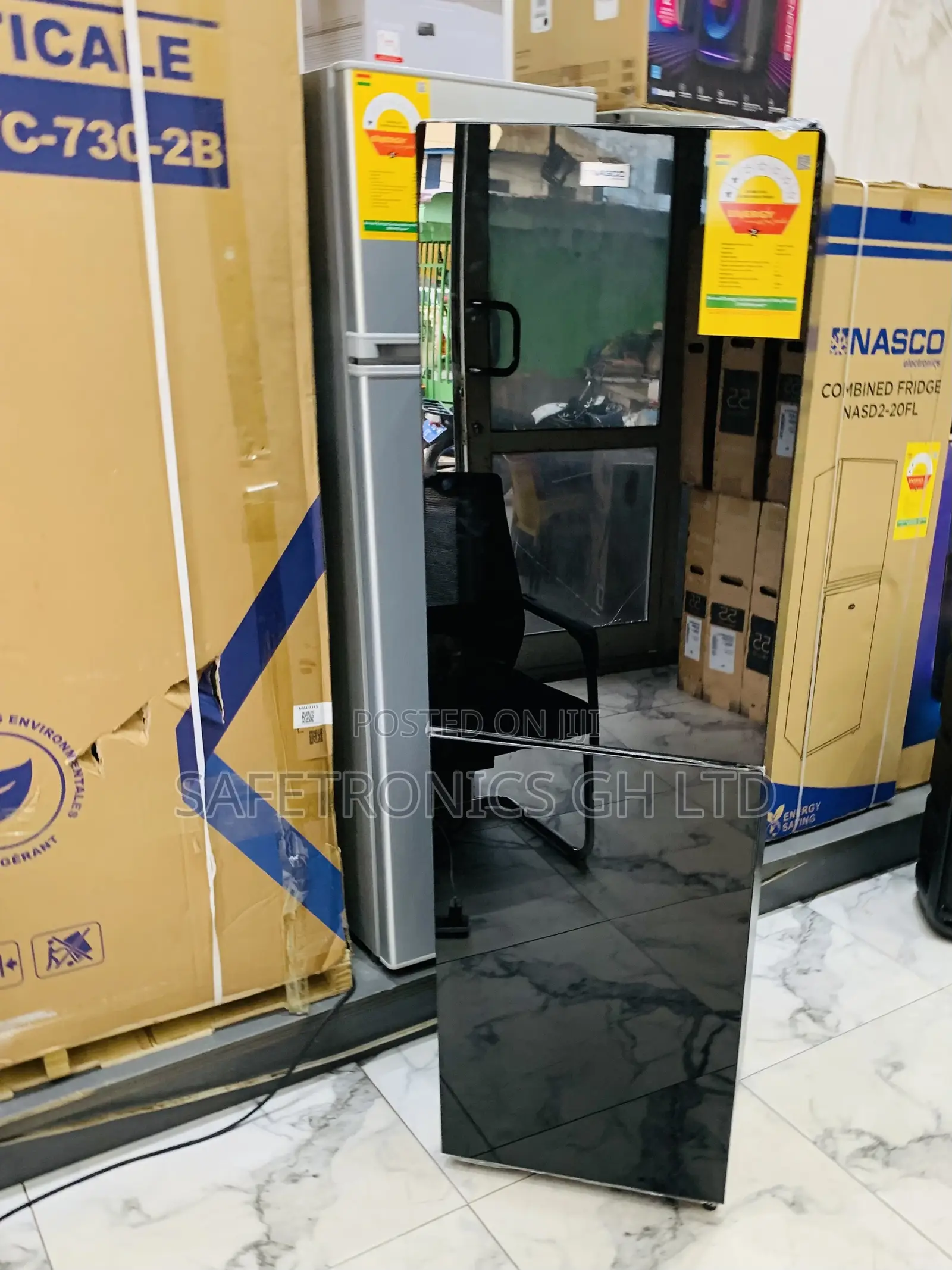 Unique Best Nasco Nasd2-24fl 196l Double Door Bottom Freezer Mirror