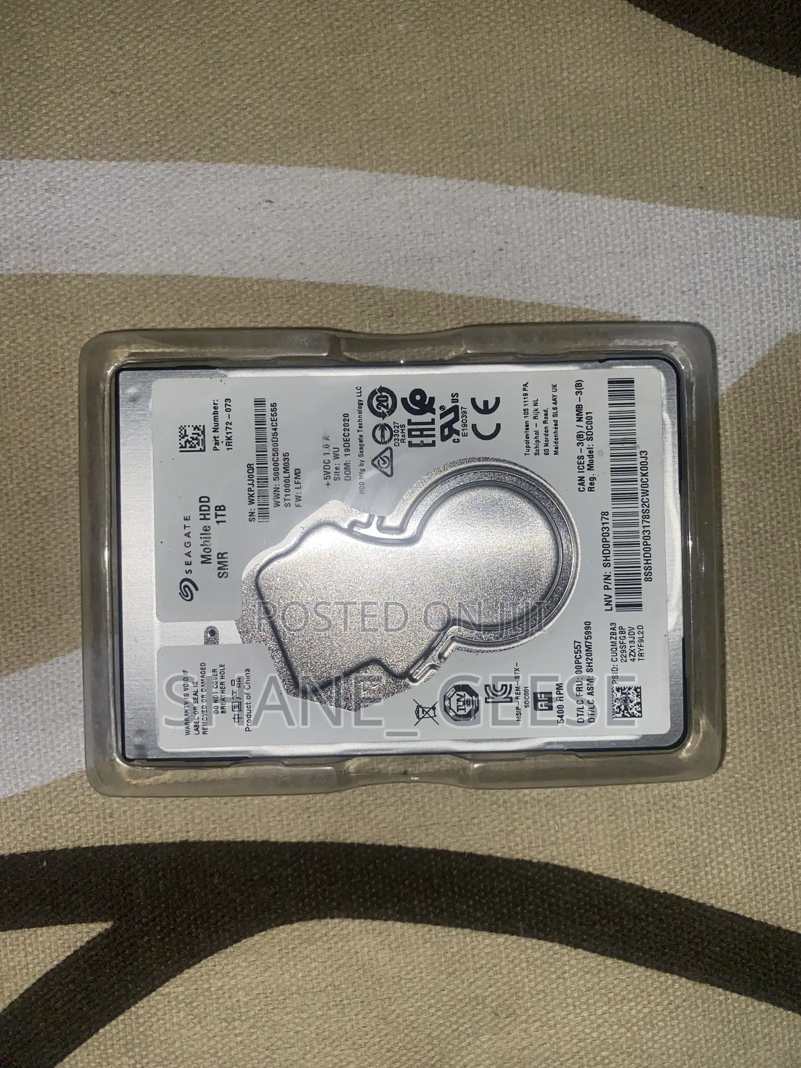 1tb Seagate Harddisk (Harddrive)