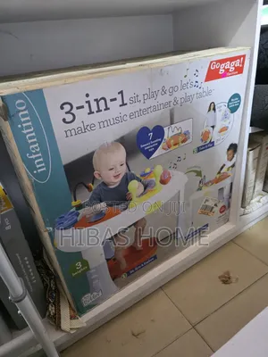 Infantino Go Gaga! 3-in-1 Sit, Play Go Music Entertainer Play Table