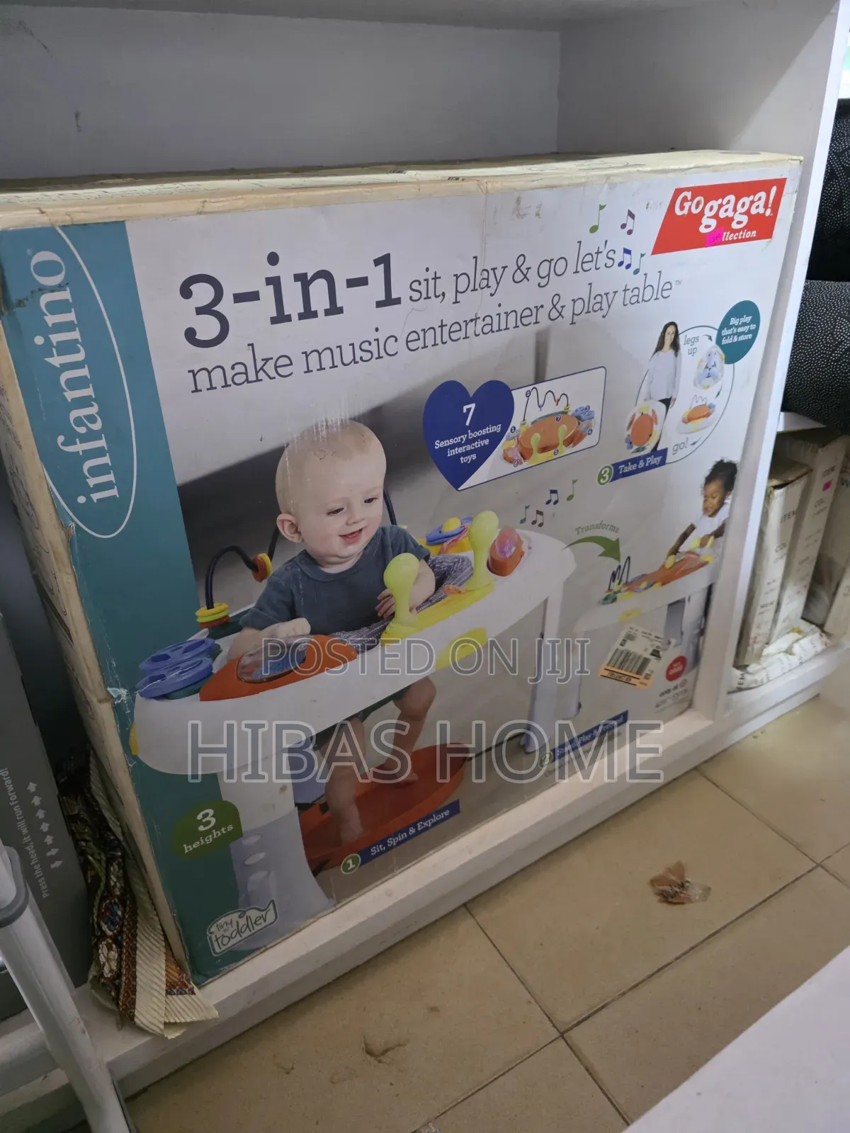 Infantino Go Gaga! 3-in-1 Sit, Play Go Music Entertainer Play Table