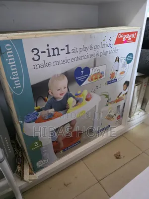 Infantino Go Gaga! 3-in-1 Sit, Play Go Music Entertainer Play Table