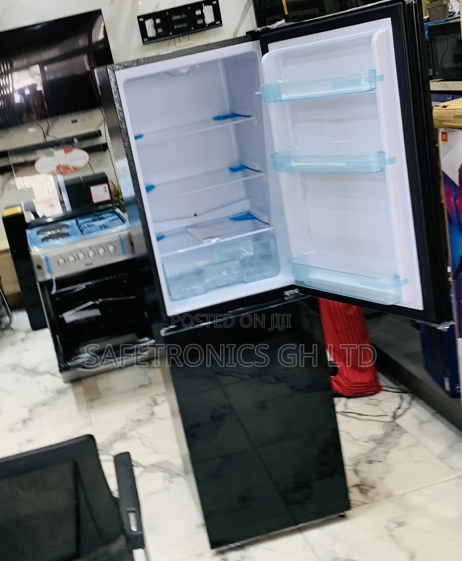 Just Buy Nasco Nasd2-24fl 196litre Double Door Bottom Freezer Mirror