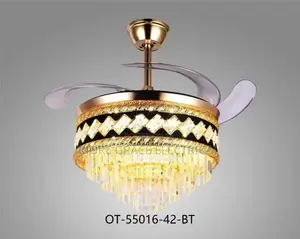 Gold Color Fan Light