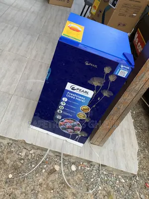 Essential Pearl 95liters Double Door Table Top Fridge Blue