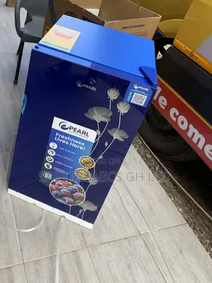 Choose Pearl 95liters Double Door Table Top Fridge Blue