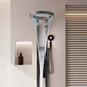 Ring Overhead Massaging Digital Shower Panel