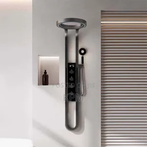 Ring Overhead Massaging Digital Shower Panel