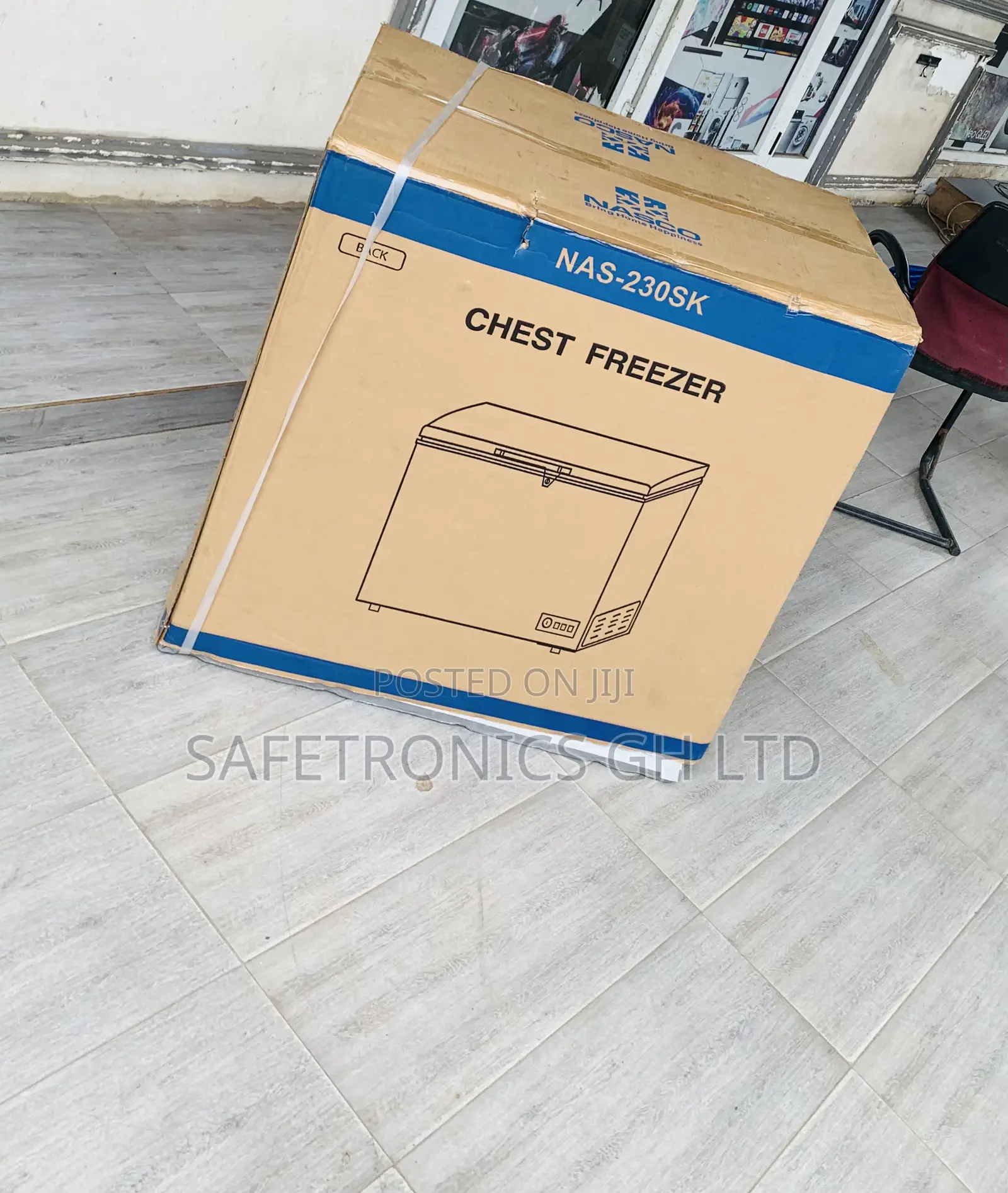 Try Out Perfect Nasco 197l/198l Chest Freezer (Nas-230sk) Grey