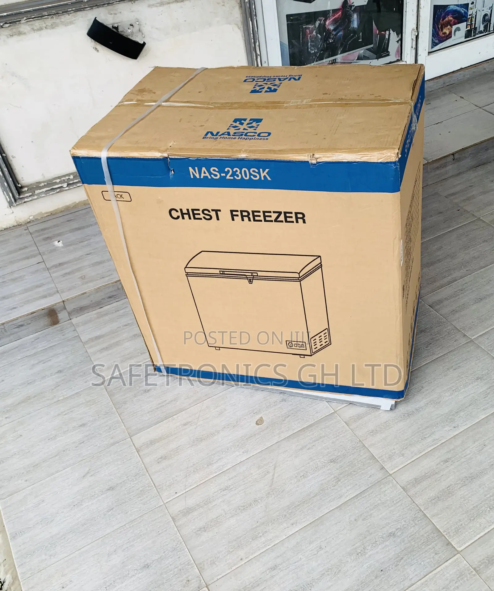 Affordable Grey Nasco 197l/198l Chest Freezer (Nas-230sk)