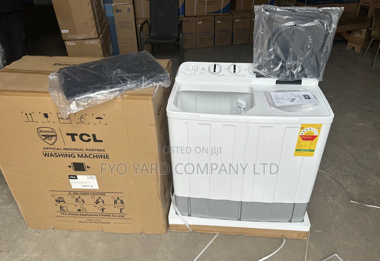 Semi-Automatic TCL 10kg Twin Tub Top Loader Washing Machine