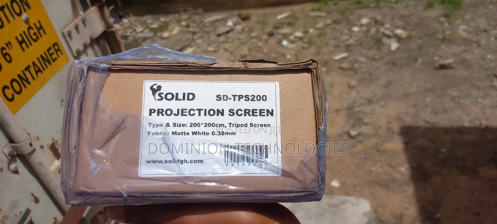 Solid Projector Screen Tripod 200x200