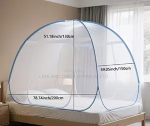 Foldable Pop-Up Mosquito Net – King Queen Size | Sleep Mosquito-Free
