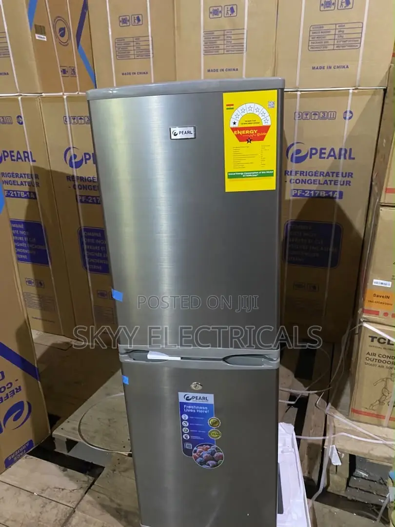Massive Pearl Pf217-2b Doubledoor Bottom Freezer Fridge