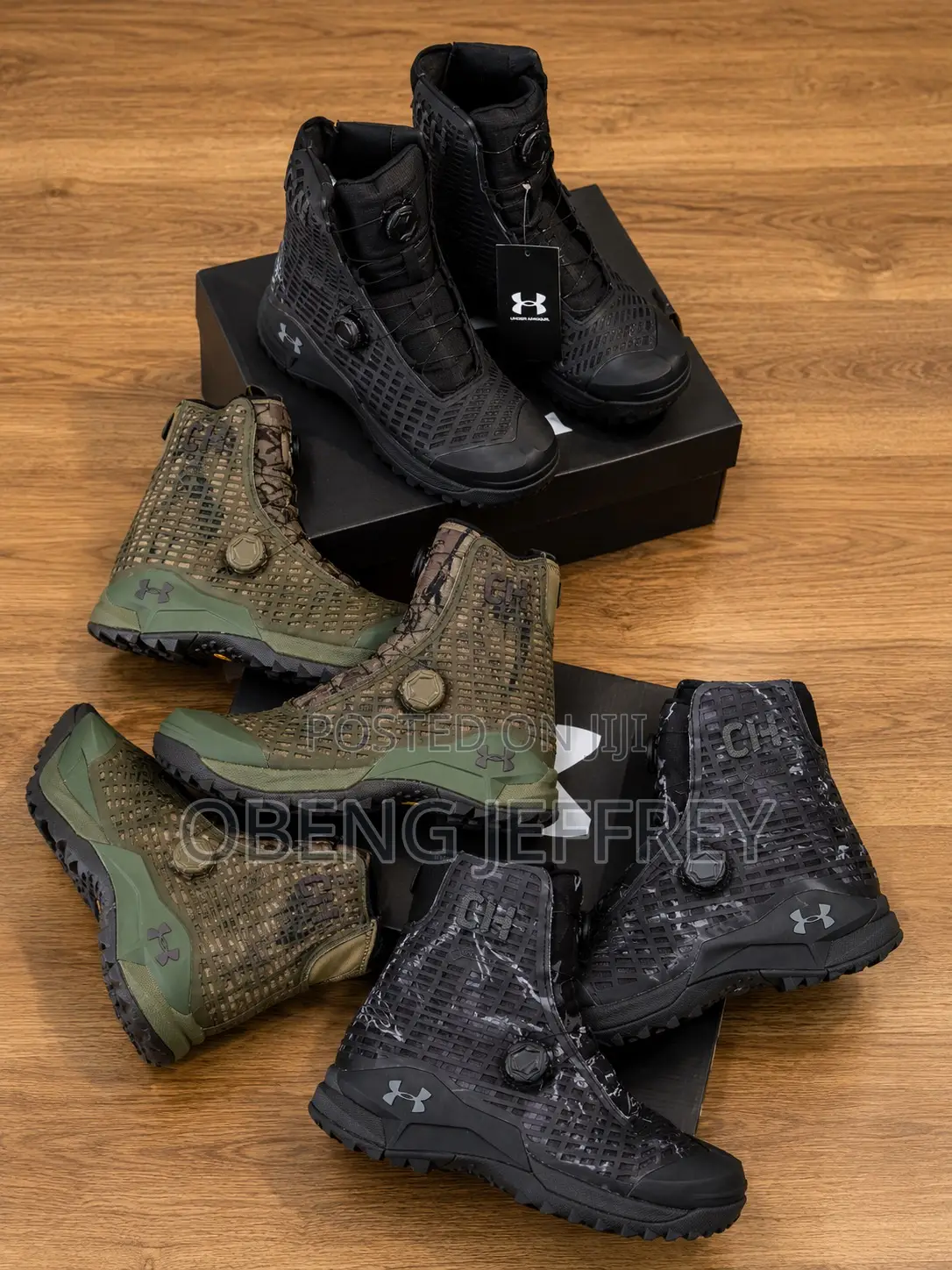 Original Under Armour Goretex Camo Boots in Colours