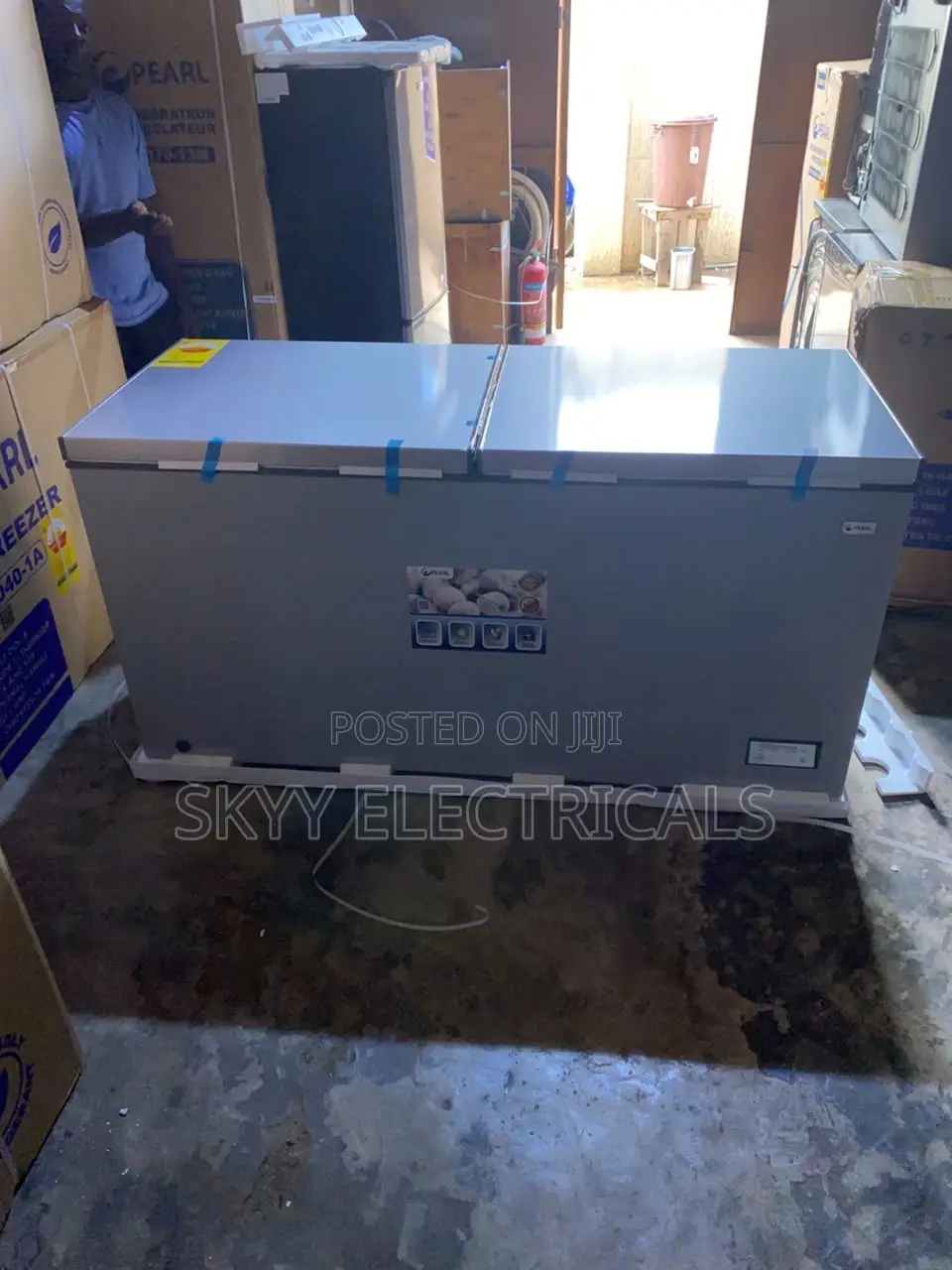 Massive Pearl 508liters Double Door Chest Freezer