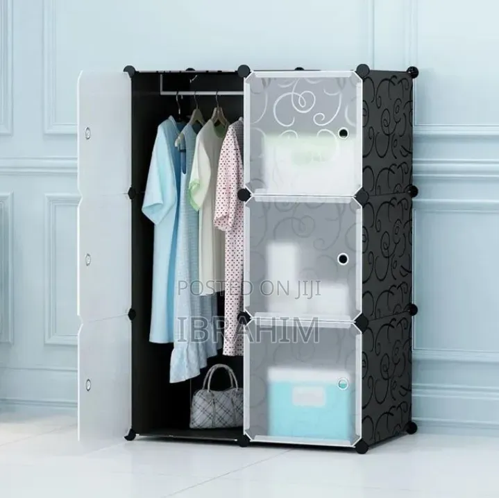 Lightweight Folding Dust Waterproof Steel Wardrobe