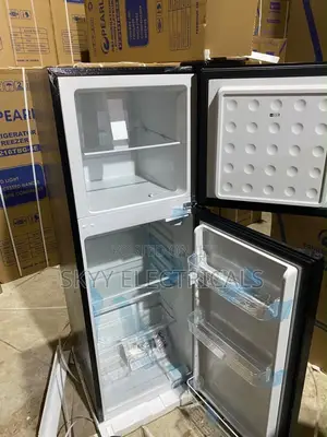Original Pearl 136liters Pf216tbg-5e Top Freezer Fridge Glass Door