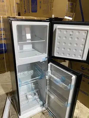 Pearl P-F216tbg-5e 136 Liters Double Glass Door Fridge