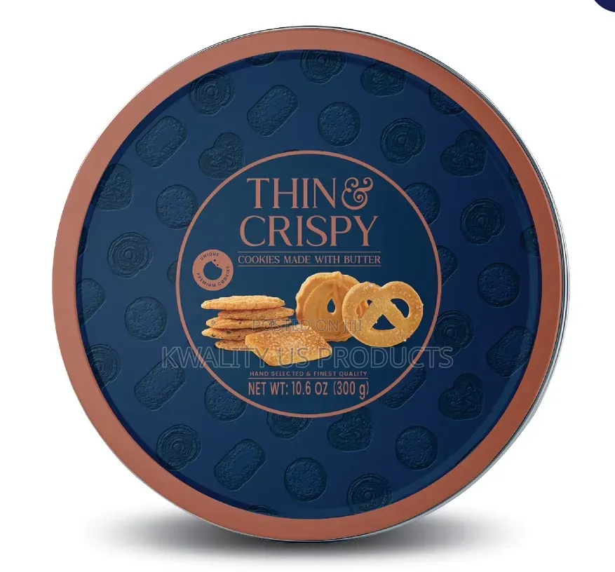 Great Value Thin and Crispy Butter Cookies - 300 Grams