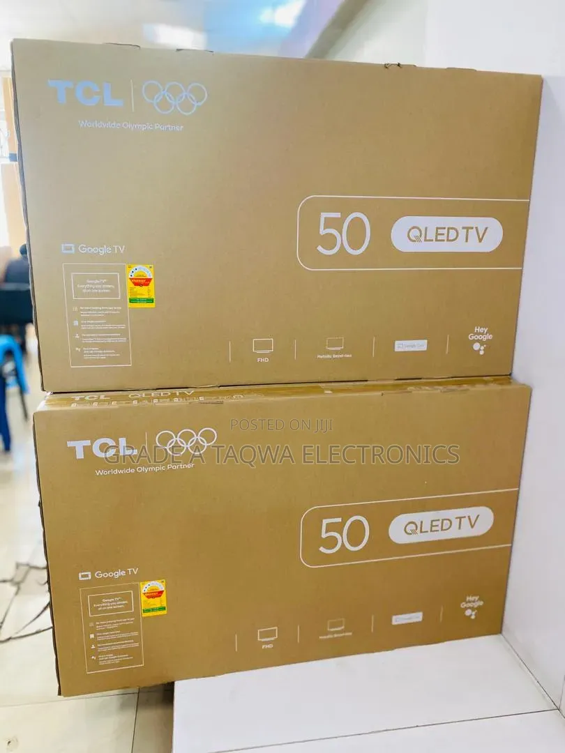 Slim Design 50-Inch TCL Qled Tv
