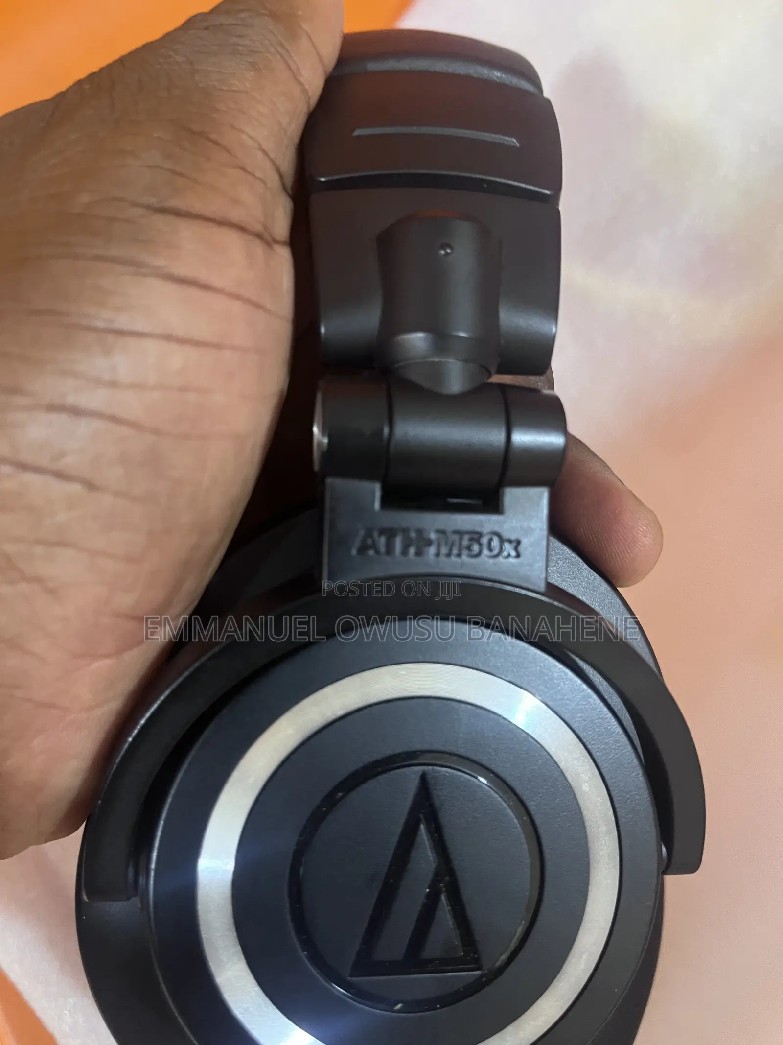 Audio-Technica Ath-M50x Professional Studio Monitor Headphones, Black