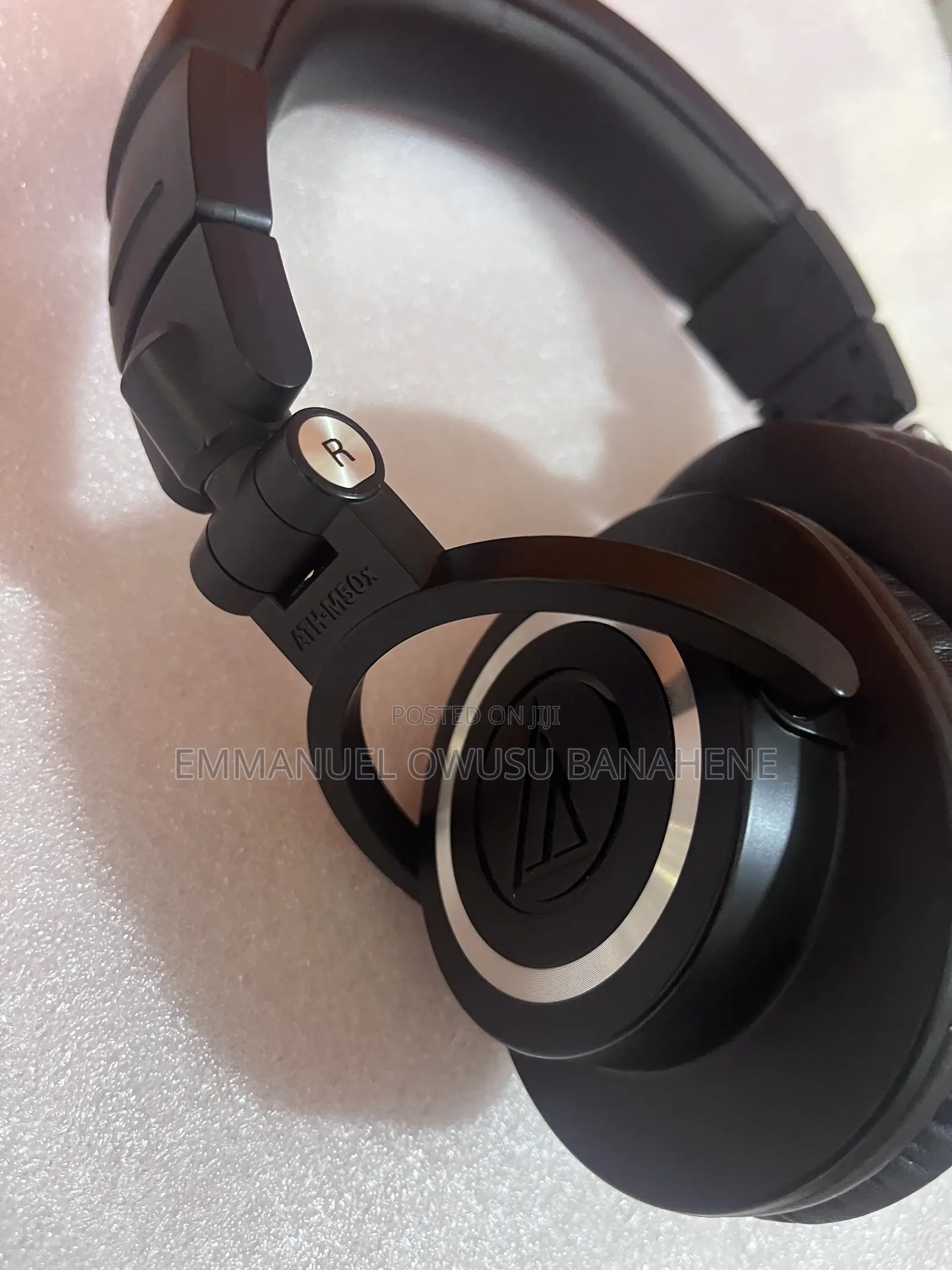 Audio-Technica Ath-M50x Professional Studio Monitor Headphones, Black