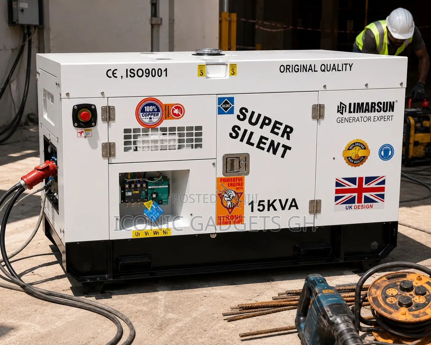 15kva Limarsun Diesel Generator – Super Silent Heavy Duty