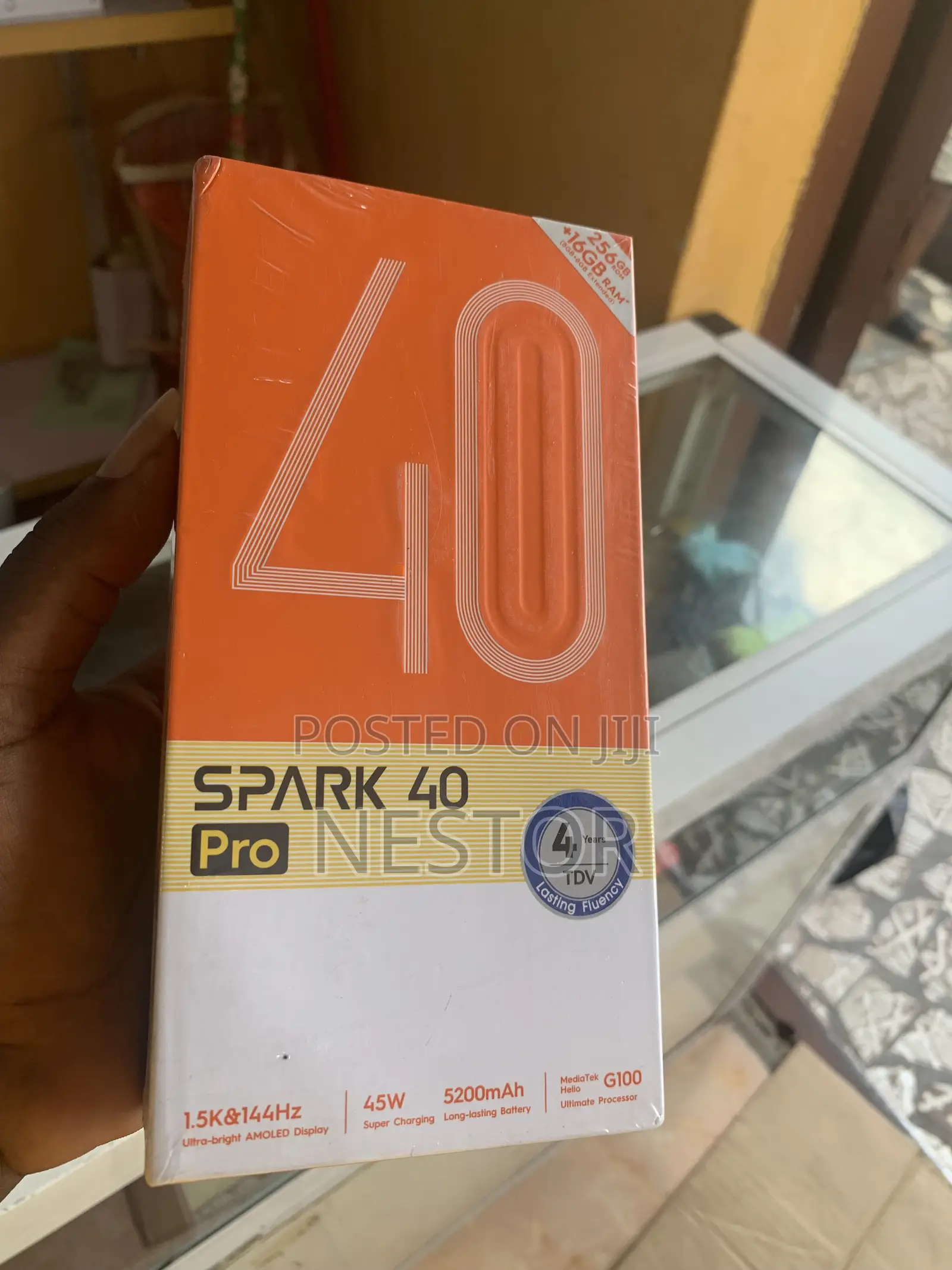 New Tecno Spark 40 Pro 256 GB Black