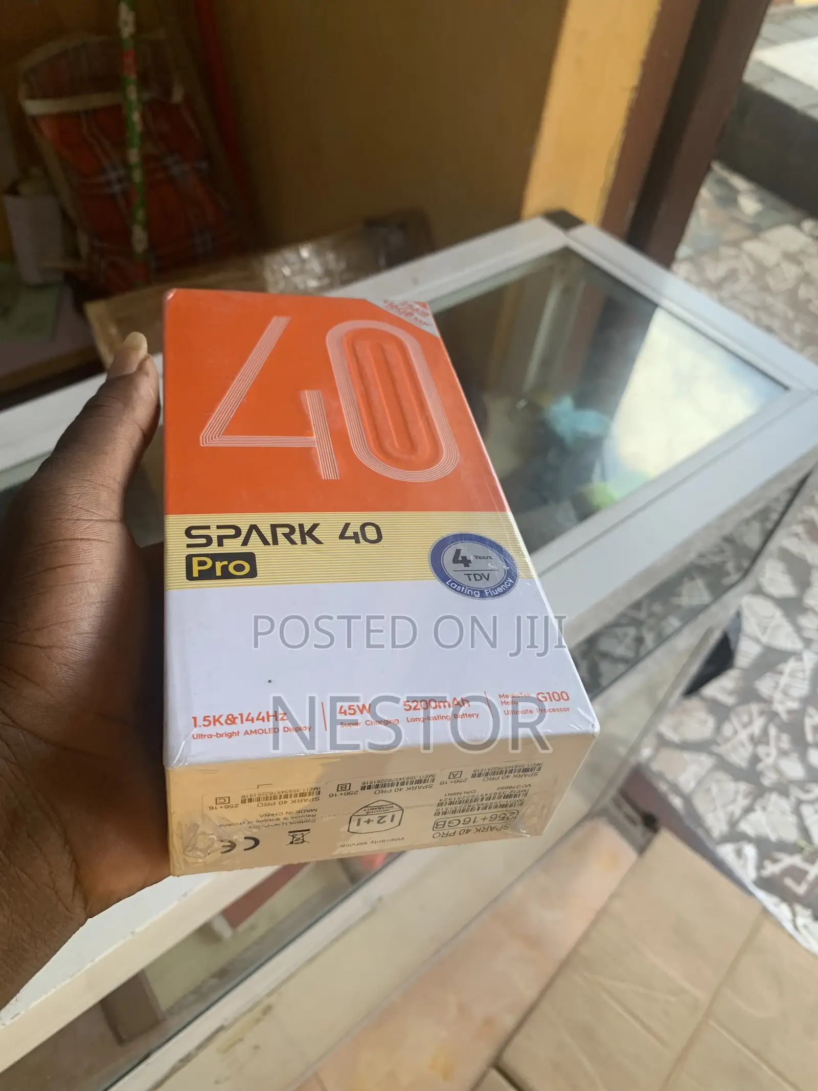New Tecno Spark 40 Pro 256 GB Black