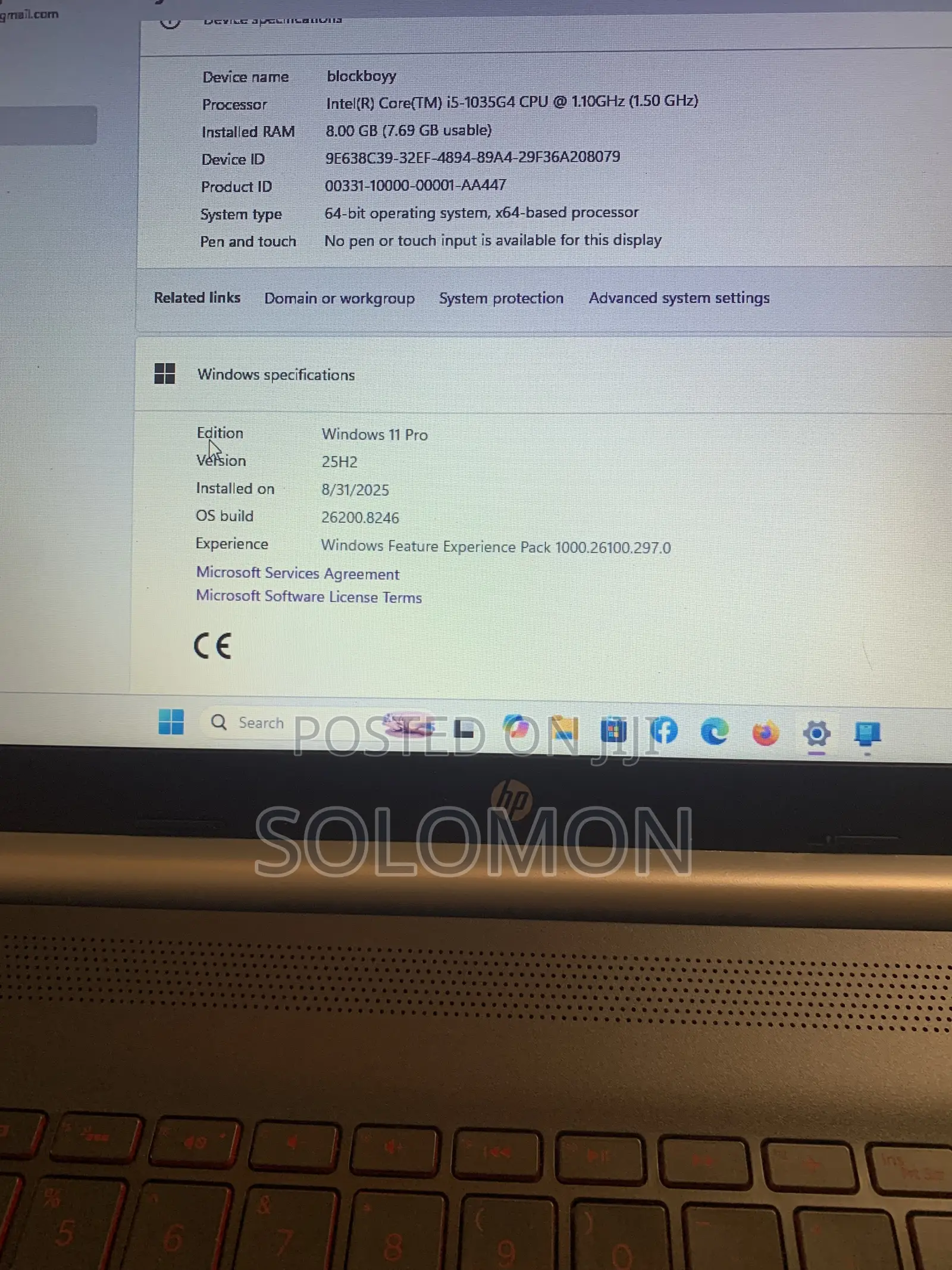 Laptop HP Pavilion 15 8GB Intel Core i5 SSD 250GB