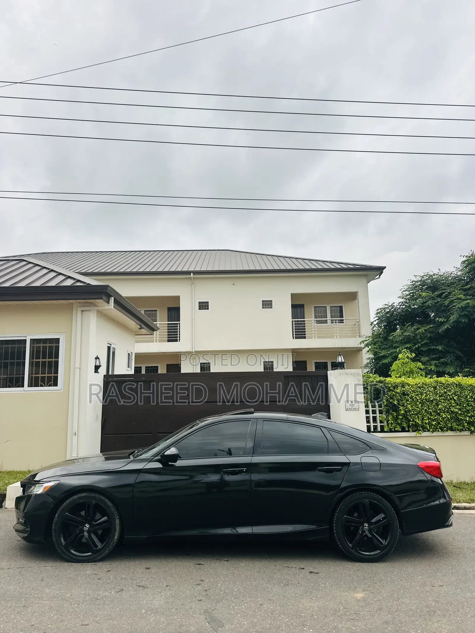 Honda Accord Sport (2.0L 4cyl Turbo 10A) 2019 Black