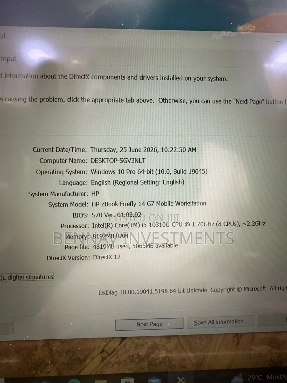 Laptop HP ZBook Firefly 14 G7 8GB Intel Core i5 SSD 256GB