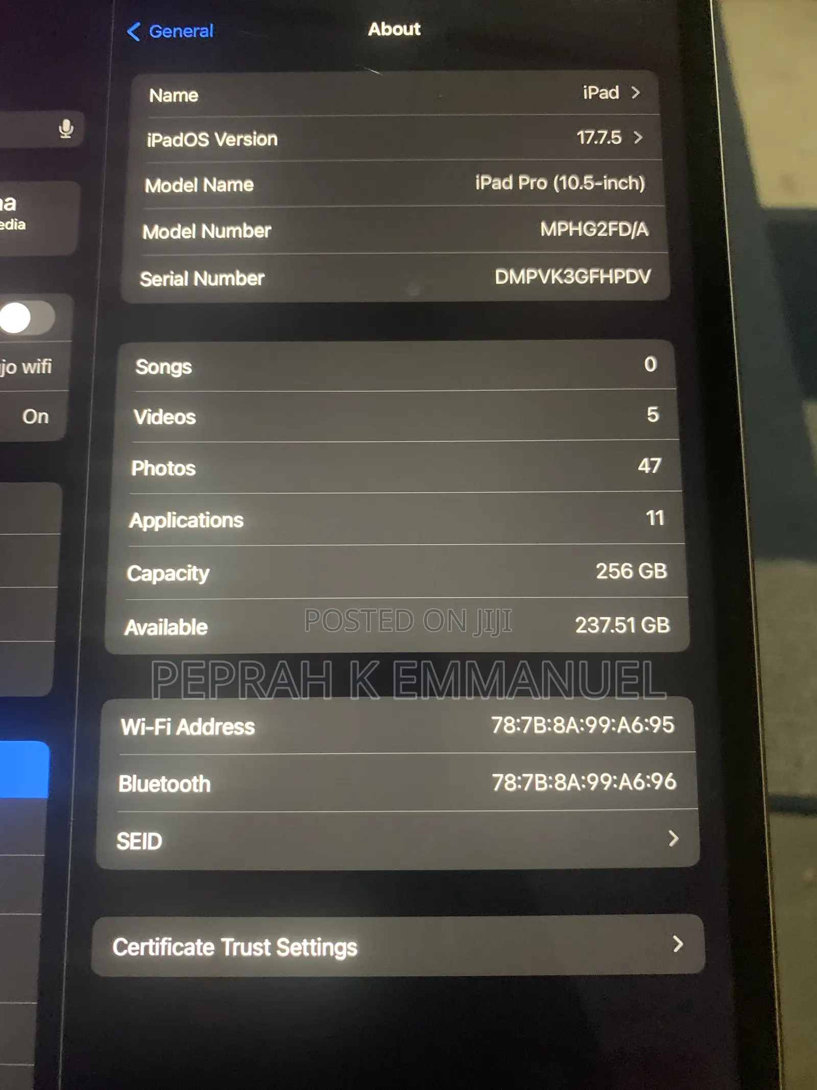 Apple iPad Pro 10.5 (2017) 256 GB Silver